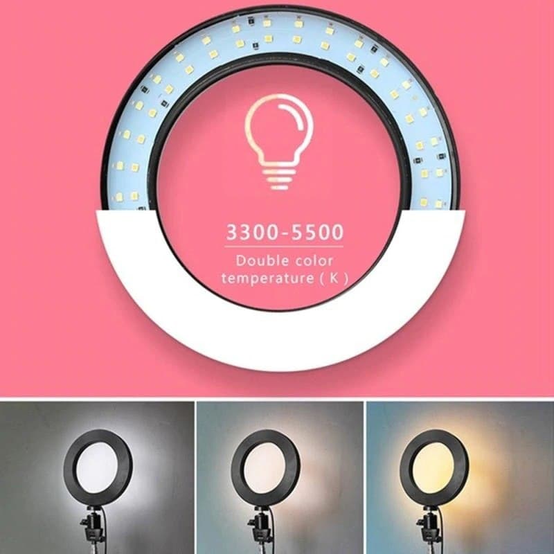LED Selfie Ring Light Studio Photography Photo Ring Fill Light For Smartphone