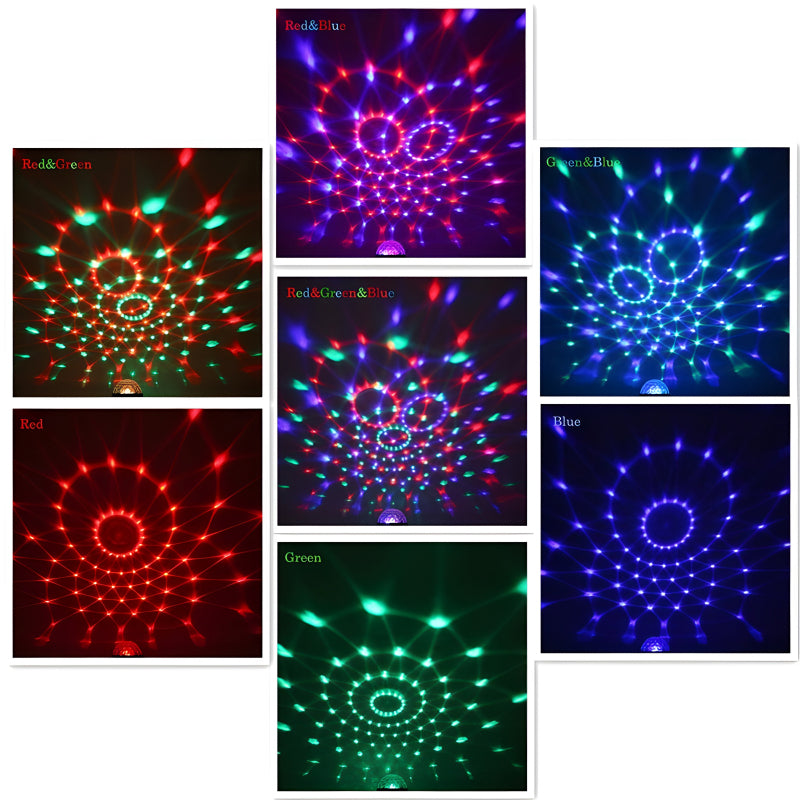 Mini LED Projector With Speaker & RGB Disco Light
