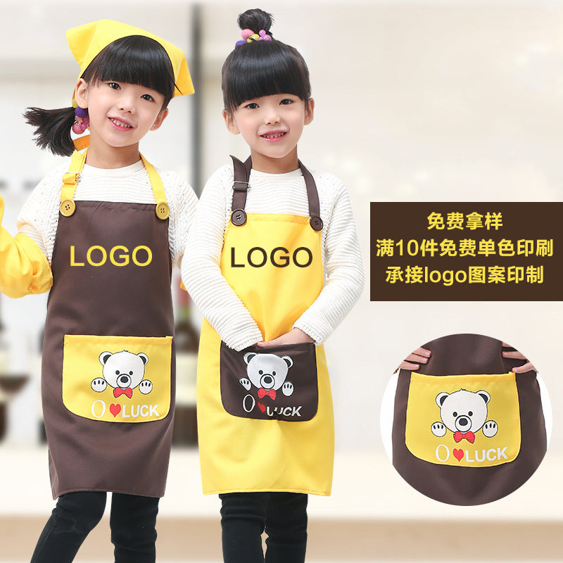 Children's Day Waterproof  Clothes Kindergarten (This Item Ship From China Estimate Delivery 15 Days)