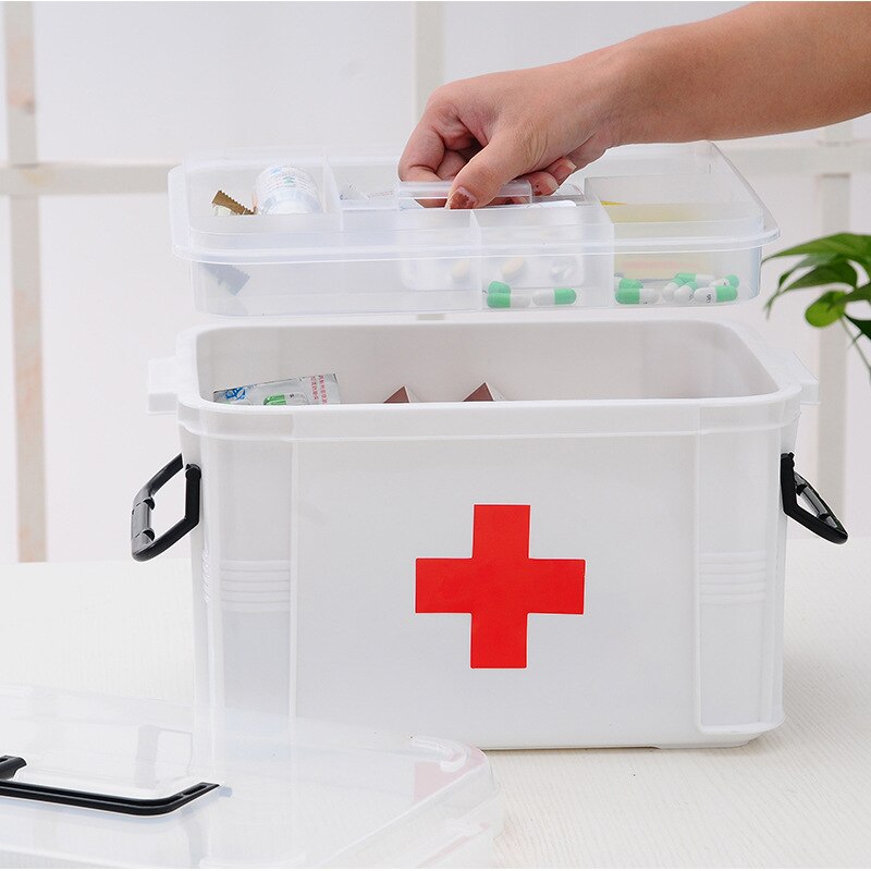 Medicine Storage Organizer First Aid Box
