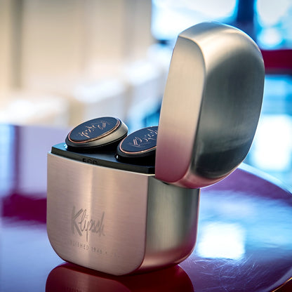 Klipsch T5 True Wireless Earbuds – Premium Sound, Long Battery Life, and Sleek Charging Case