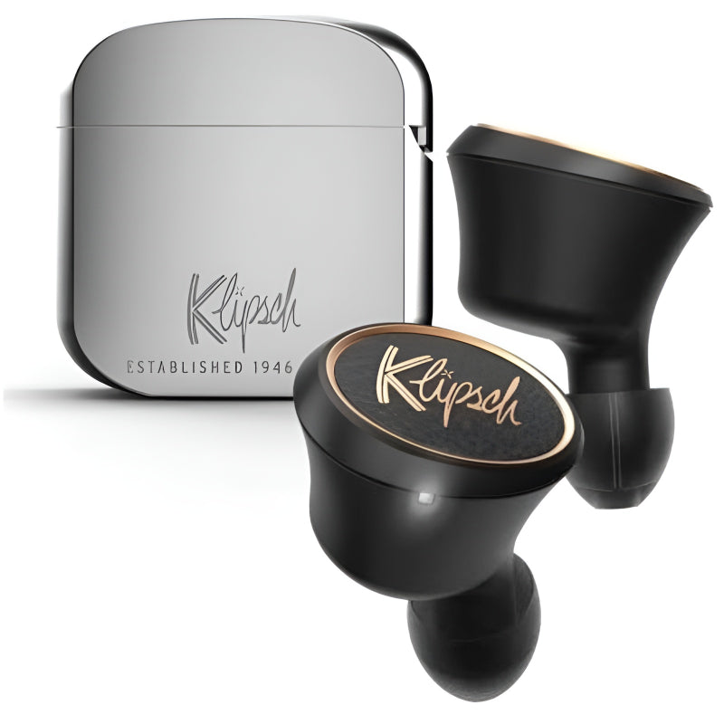 Klipsch T5 True Wireless Earbuds – Premium Sound, Long Battery Life, and Sleek Charging Case