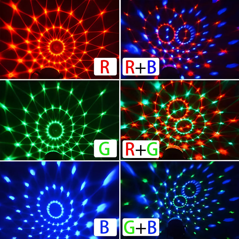 Mini LED Projector With Speaker & RGB Disco Light