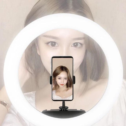 LED Ring Fill Light Three Modes With Phone Holder