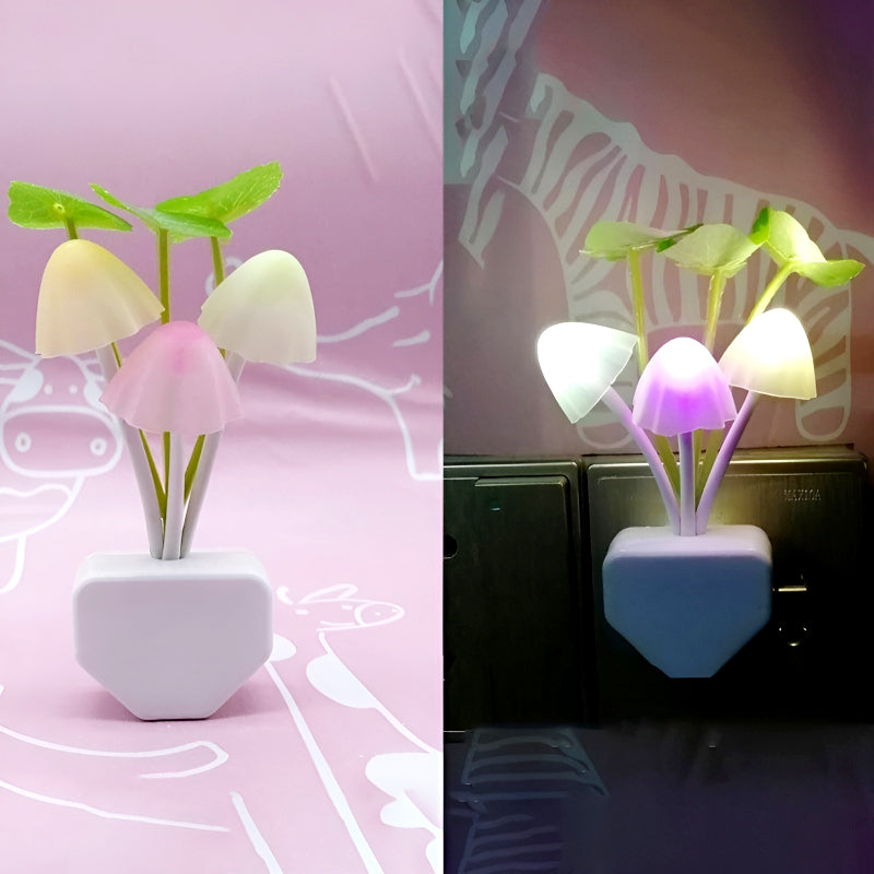 Night Light – Color-Changing Sensor Lamp with Dusk-to-Dawn Auto On/Off, Plug-in Night Light for Kids