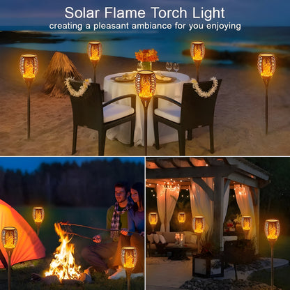 Solar Flame LED Light Lamp Enhance Your Outdoors With Stunning Decoration