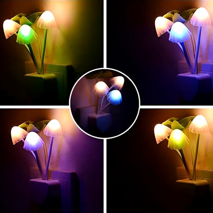 Night Light – Color-Changing Sensor Lamp with Dusk-to-Dawn Auto On/Off, Plug-in Night Light for Kids