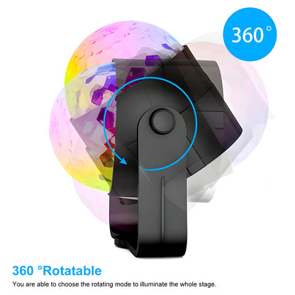 Mini LED Projector With Speaker & RGB Disco Light