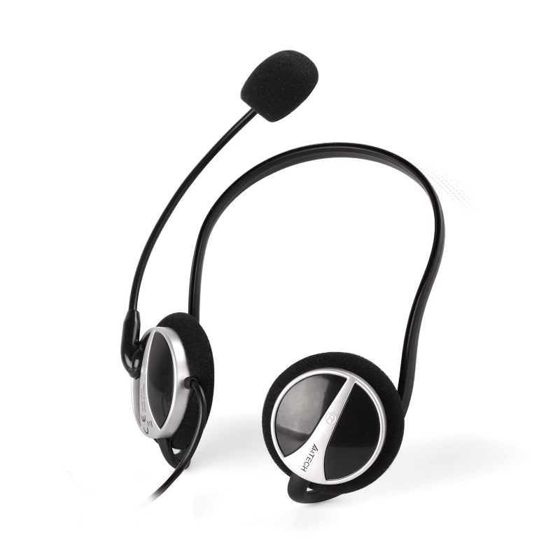 Ultra-Light Behind-the-Neck Stereo Headset with Noise-Cancelling Mic – Crystal Clear Sound & Tangle-Free Design