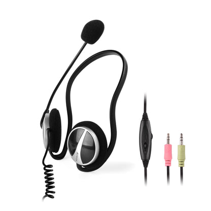 Ultra-Light Behind-the-Neck Stereo Headset with Noise-Cancelling Mic – Crystal Clear Sound & Tangle-Free Design