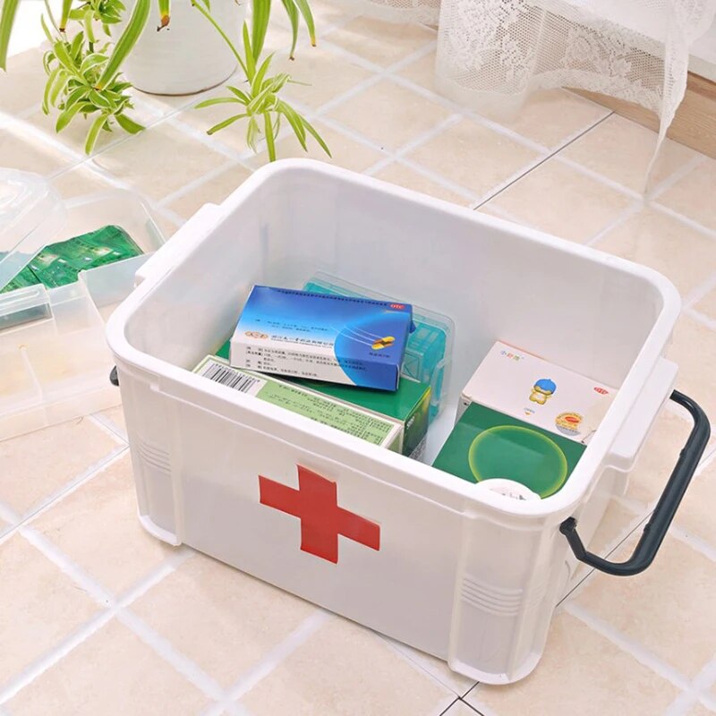 Medicine Storage Organizer First Aid Box