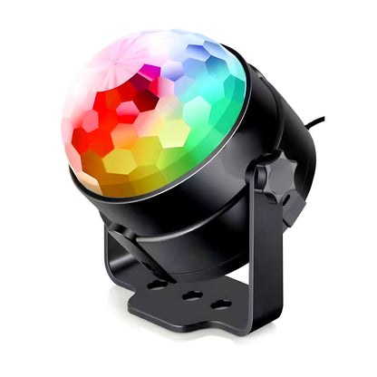 Mini LED Projector With Speaker & RGB Disco Light