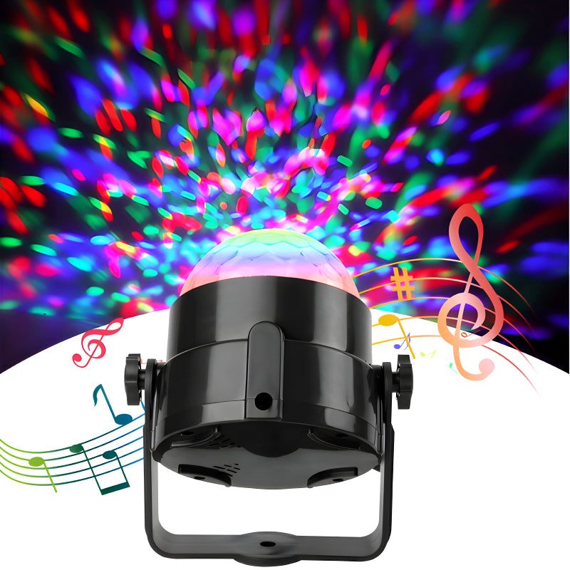 Mini LED Projector With Speaker & RGB Disco Light