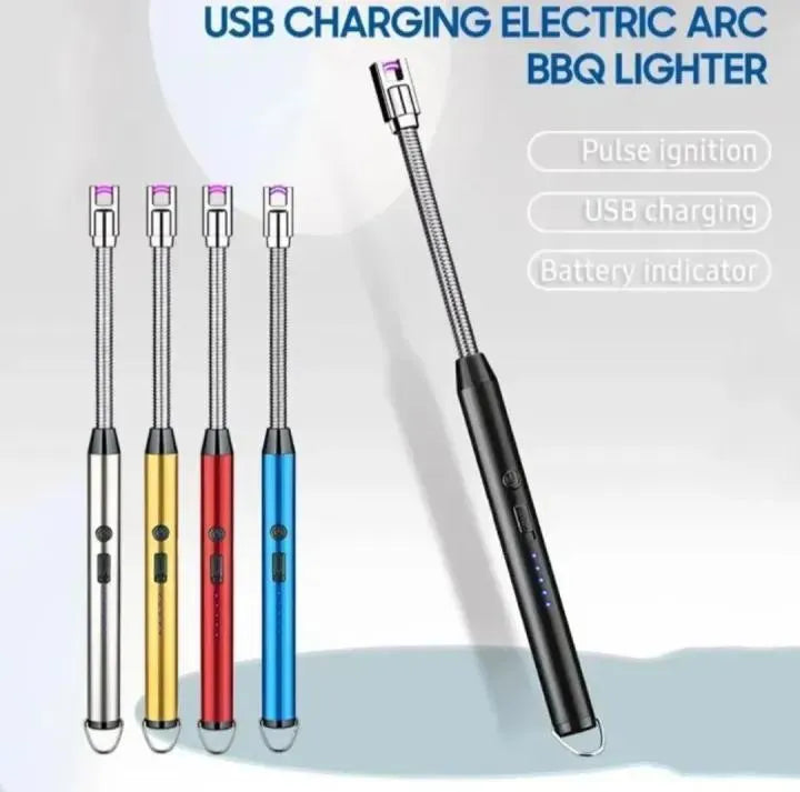 Stainless Steel Gas Lighter - 1 Pc for Stylish and Functional Kitchen Essentials