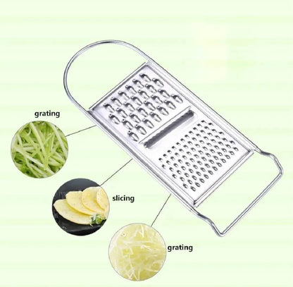 3 in 1 Flat Grater Stainless Steel