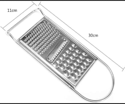 3 in 1 Flat Grater Stainless Steel