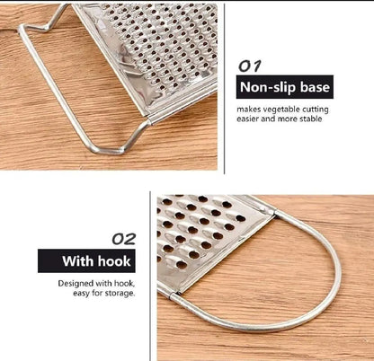 3 in 1 Flat Grater Stainless Steel