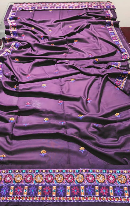 3 Pcs Women's Unstitched Embroidered Suit