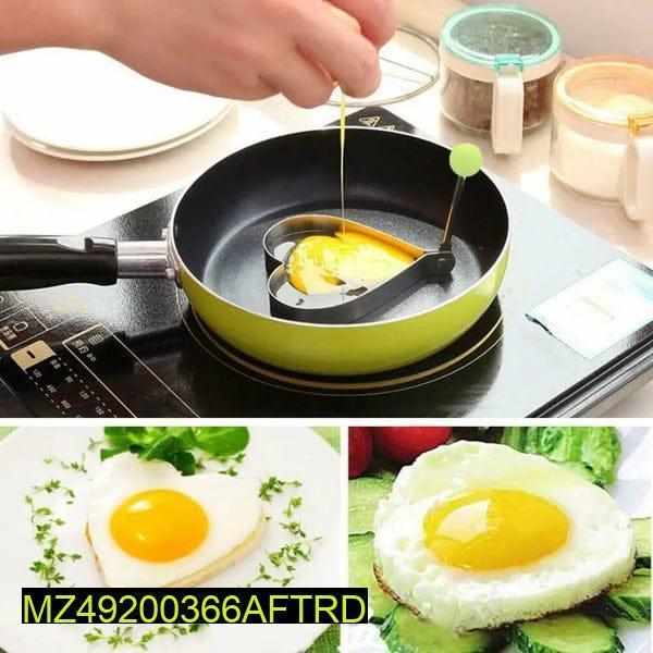 4 Pcs Easy To Clean Silver Egg Mold - Versatile Kitchen Tool for Perfect Eggs
