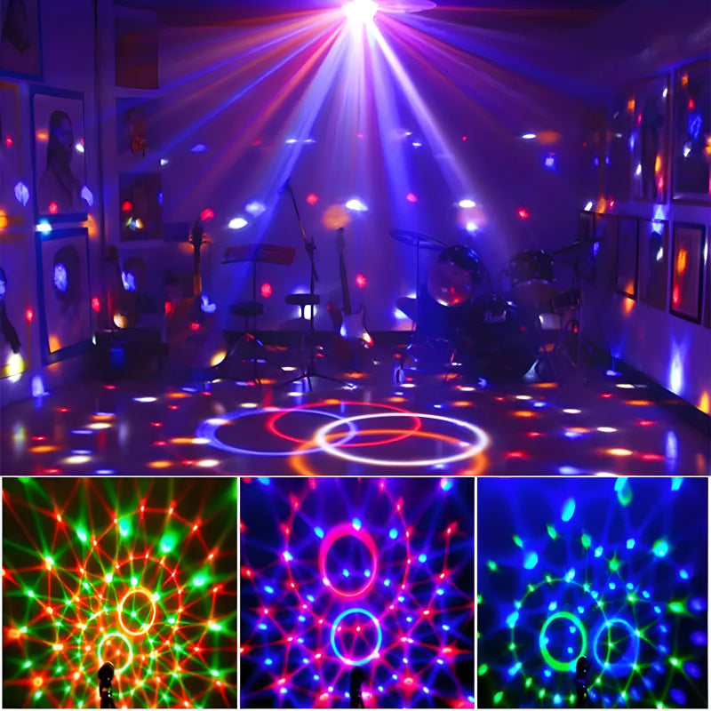 Mini LED Projector With Speaker & RGB Disco Light