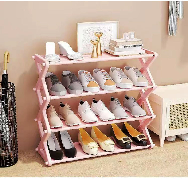 Foldable  Shoe Stand 4 Layers X-Type