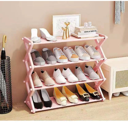 Foldable  Shoe Stand 4 Layers X-Type