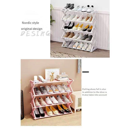 Foldable  Shoe Stand 4 Layers X-Type