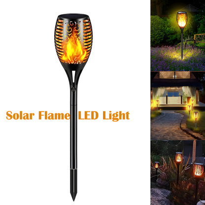Solar Flame LED Light Lamp Enhance Your Outdoors With Stunning Decoration