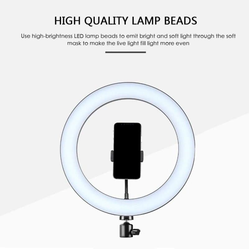 LED Selfie Ring Light Studio Photography Photo Ring Fill Light For Smartphone