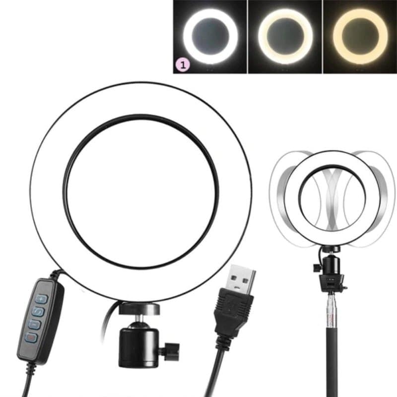 LED Selfie Ring Light Studio Photography Photo Ring Fill Light For Smartphone
