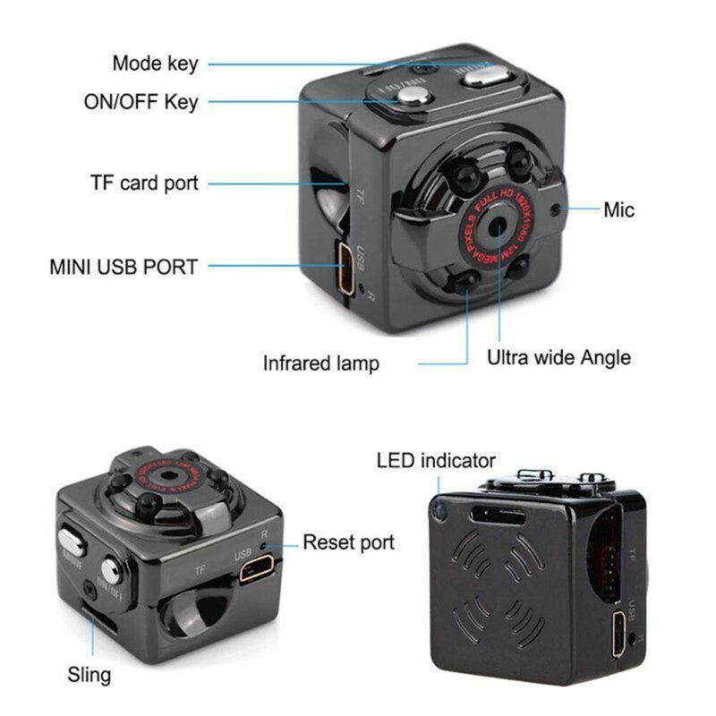 High Quality Mini Full HD 1080P Night Vision Hidden