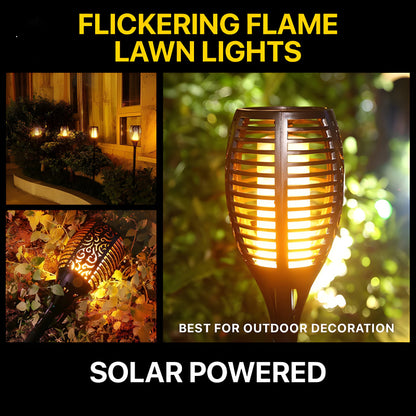 Solar Flame LED Light Lamp Enhance Your Outdoors With Stunning Decoration