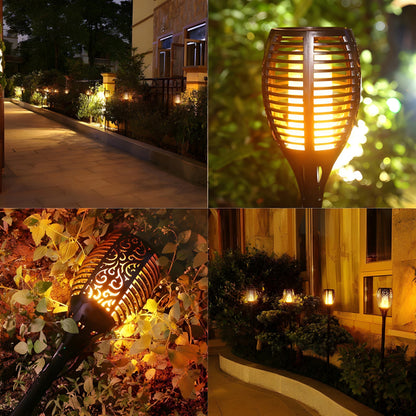 Solar Flame LED Light Lamp Enhance Your Outdoors With Stunning Decoration