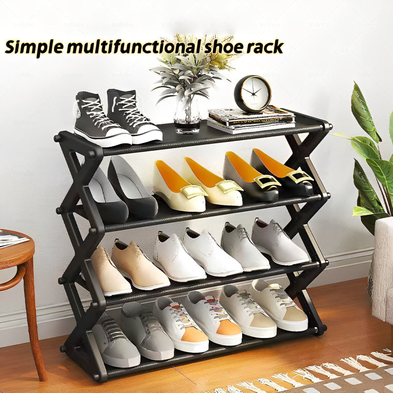 Foldable  Shoe Stand 4 Layers X-Type
