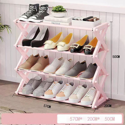 Foldable  Shoe Stand 4 Layers X-Type