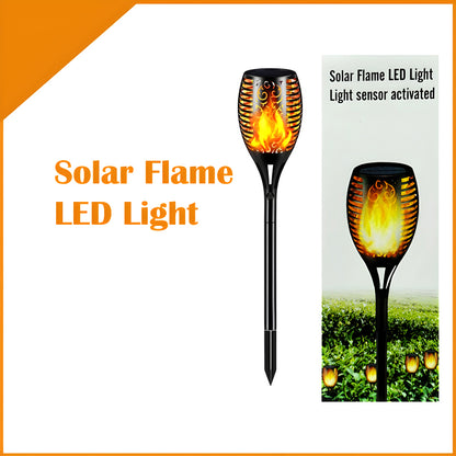 Solar Flame LED Light Lamp Enhance Your Outdoors With Stunning Decoration